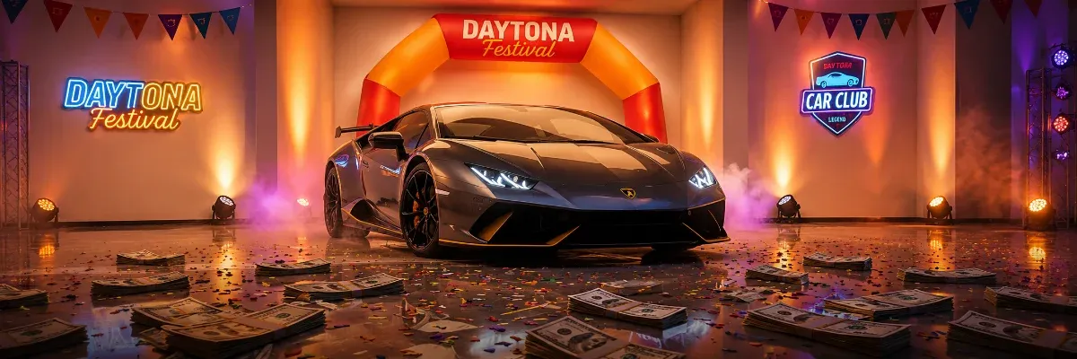 Daytona Spin banner